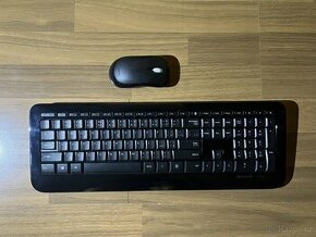 Bezdrátový set myš + klávesnice Microsoft