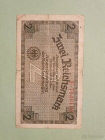 Bankovka 2 Reichsmark