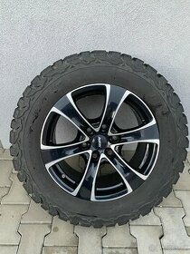 Kola 6x139,7 r18 s pneu 265/60 r18 BFgoodrich