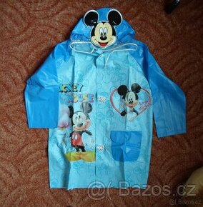Dětská modrá pláštěnka Mickey Mouse - 116