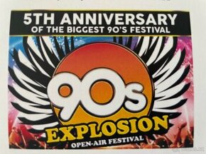 Vstupenky na 90s Explosion open air Festival Praha 2024