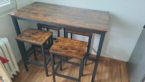 Barový set stůl a 4 židle