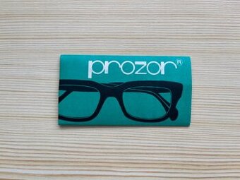 Retro čistící papírky na brýle Prozor