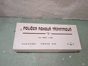 Retro Československo - NOVÁ koupelnová rohová polička