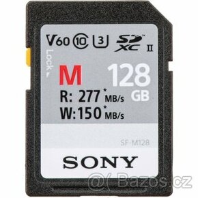128GB SD karty (UHS-II a USH-I)