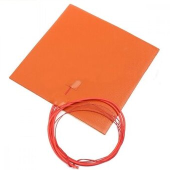 Silikonová topná rohož 200 x 200 mm, 500 W, na 220 V - 1