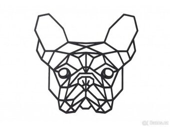 Geometrický obraz FRANCOUZSKÝ BULDOČEK
