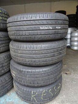 Letní pneu Pirelli, 215/55/16, 4 ks, 5 a 7 mm