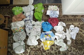 Moderni detske latkove pleny s patentkami, set
