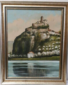 Starý obraz - hrad Střekov