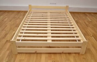 Nová postel MASIV BOROVICE 160x200cm + rošt