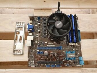 Deska (FM2) + 16gb ddr3 + chladič + CPU AMD A4-6300