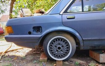 4x alu disky MSW 5x114,3 R14 6J styl BBS