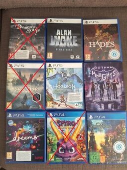 Prodam nebo vymenim PS5/PS4 hry