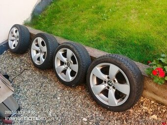 ALU kola na BMW 5x120 R17 / zimní pneu