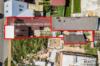 Prodej rodinného dvougeneračního domu s komerčním prostorem
