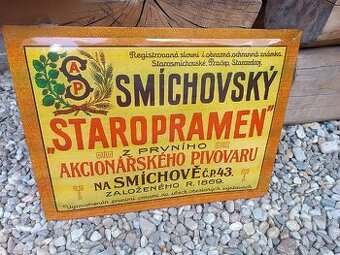 Cedule velké Smíchov
