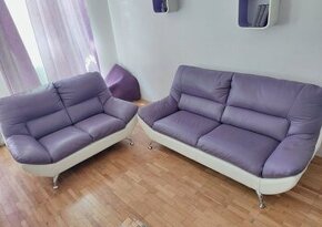 Kožená sedací souprava 3+2