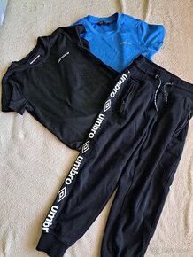 Set teplaky + 2x sportovní triko vel.116