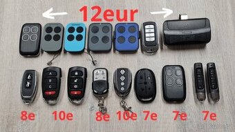 Programovatelné dálkové ovladače pro pohon vrat