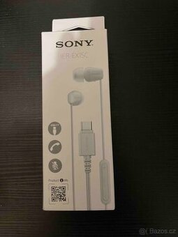 Rozbalená sluchátka Sony USB-C, v záruce