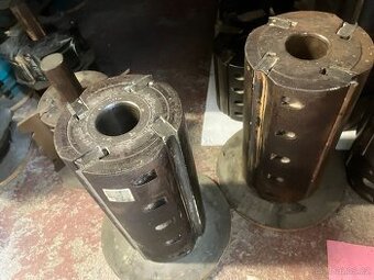 Hoblovací hlavy průměr 122mm x 180mm a 122mm x 240mm