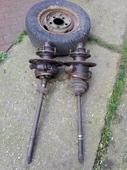 Barkas B1000 poloosy a kolo s pneu