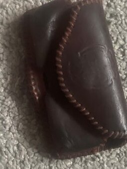 Kožené pouzdro na opasek na zipp zapalovač