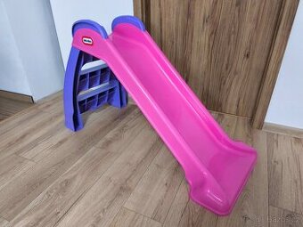 Skluzavka růžová little tikes - pěkný stav