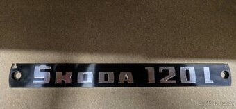 Škoda 120L nápis original nové staré zásoby