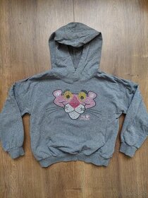 Benetton dívčí šedá mikina 130 cm