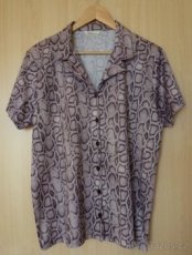 DÁMSKÁ HALENKA S HADÍM VZOREM - CHLADIVÝ MATERIÁL