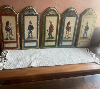 Vintage florentské desky