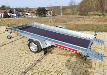 Lehká sklopka na auto, 390x185 cm, 1500/360kg, plná plocha