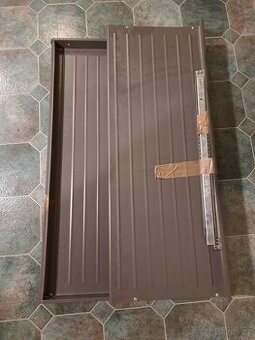 IKEA PAX 2x policový díl na boty, 2x šatní tyc