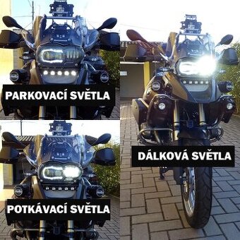 Led homologované světlo pro BMW R1200 GS/GSA 04-13