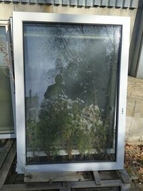 Použité plastové okno bez rámu 152 cm Šířka 108 cm х2
