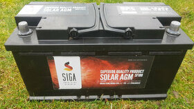 AGM trakční baterie SIGA do karavanu či obytky