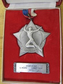medaile Odbíjená 1961