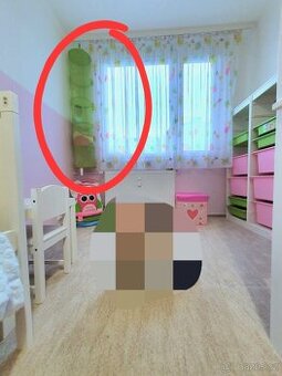 Síť, odkládací visicí police Ikea