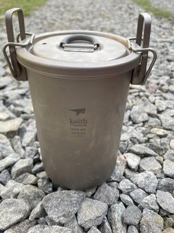 Ešus Titanový multifunkční hrnec Cooker Keith® 900 ml