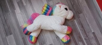 velký bílý Unicorn, 80 cm