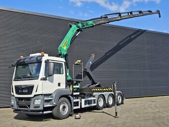 MAN TGS 35.400 8x4 - nosič kontejnerů s hydraulickou rukou