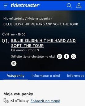 1.6.2025 BILLIE EILISH v praze 2x