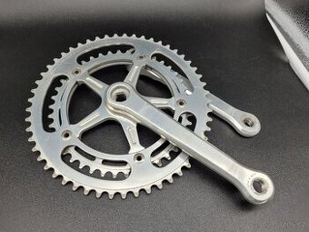 Kliky Campagnolo Super Record No Fluted, 1987, délka 172.5mm