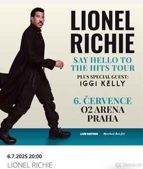 Lionel Richie VIP Vstupenky