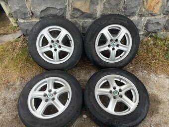 Alu kola 5x100 R15 pneu letní 195/65 R15