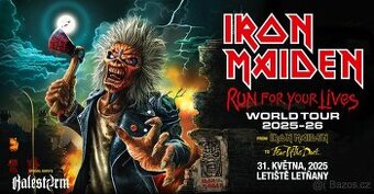 IRON MAIDEN 3 vstupenky 31.5.2025