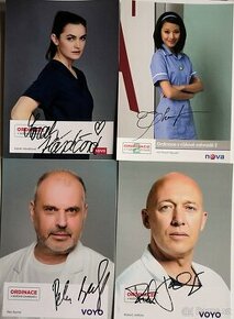 Prodám podpisové karty seriál ORDINACE - 1