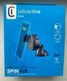 Držák na mobil CellularLine Pilot Active s bezdrátovou